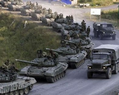 Войска подтягиваются к границе напротив Луганской области