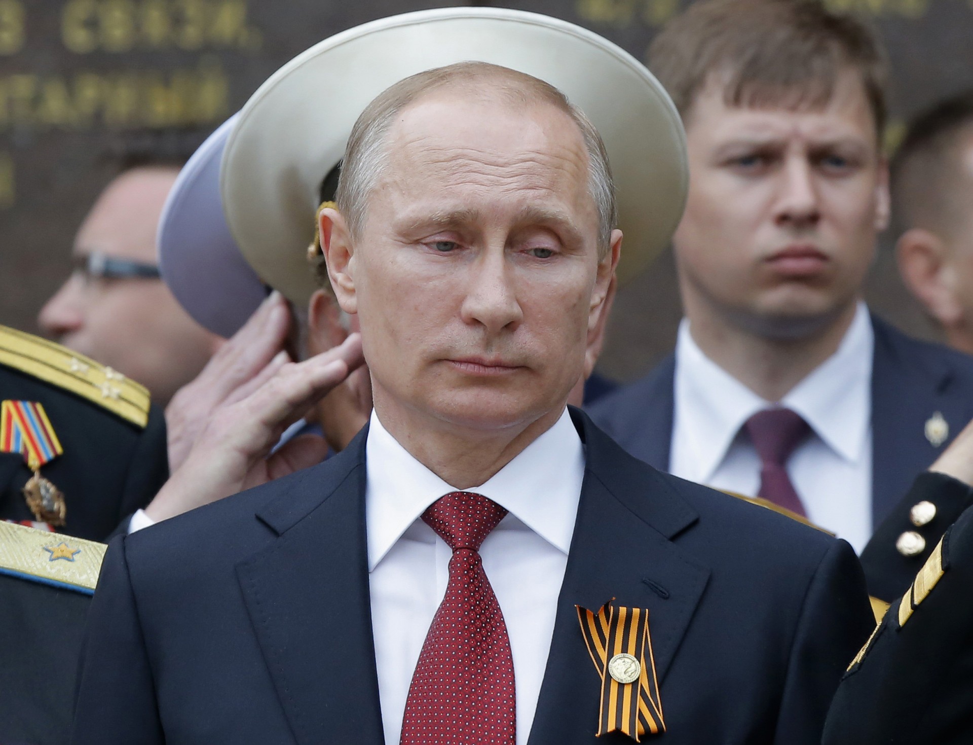 Президент России Владимир Путин принимает участие в праздновании Дня Победы в Севастополе