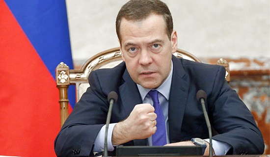 MOSCOW, RUSSIA. MARCH 11, 2016. Russia's Prime Minister Dmitry Medvedev chairs at a meeting of the Government Commission on the Social and Economic Development of the North Caucasus Federal District. Dmitry Astakhov/Russian Government Press Office/TASS

–осси€. ћосква. 11 марта 2016. ѕремьер-министр –оссии ƒмитрий ћедведев во врем€ заседани€ правительственной комиссии по вопросам социально-экономического развити€ —еверо- авказского федерального округа. ƒмитрий јстахов/пресс-служба правительства –‘/“ј——